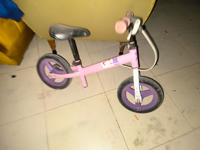 Bici niña sin pedales 