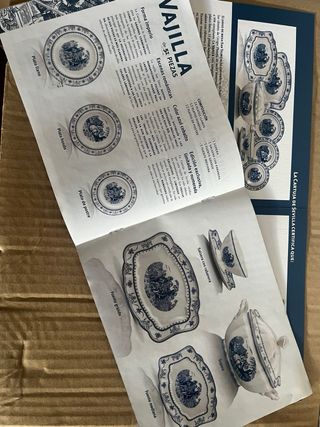 Vajilla completa la cartuja de sevilla San telmo