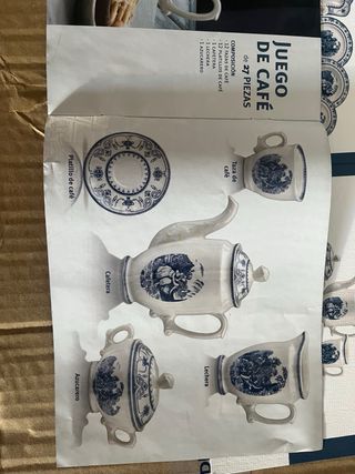 Vajilla completa la cartuja de sevilla San telmo