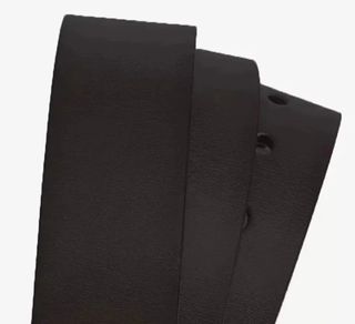 Cinturón de cuero PU, 120cm, negro