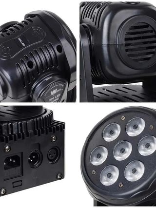 ✅️Pack 4 cabezas móvil escenario Led Wash 70W 