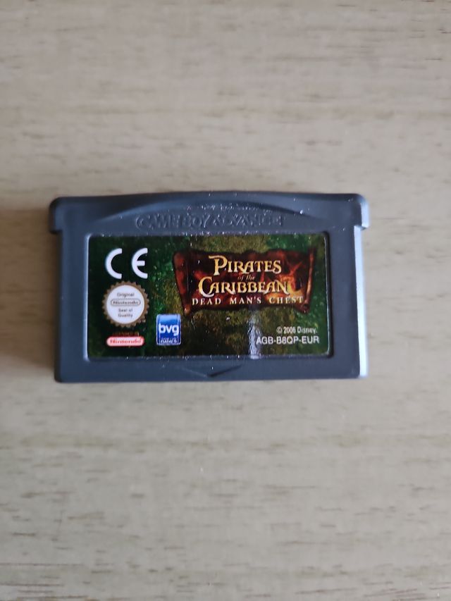 Piratas del caribe Juego gameboy GBA