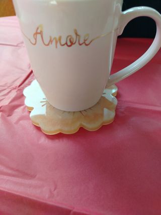 Sotto tazza in resina