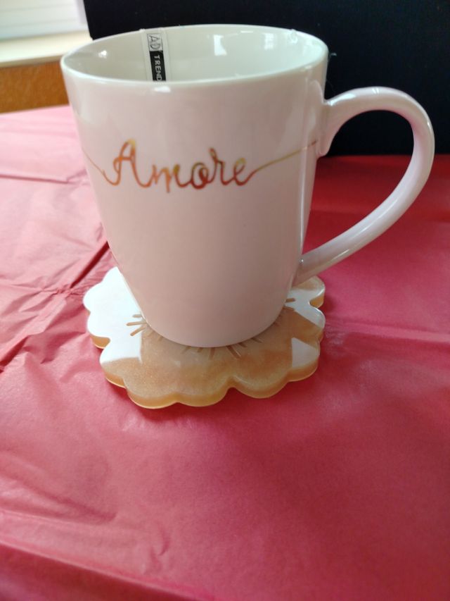 Sotto tazza in resina