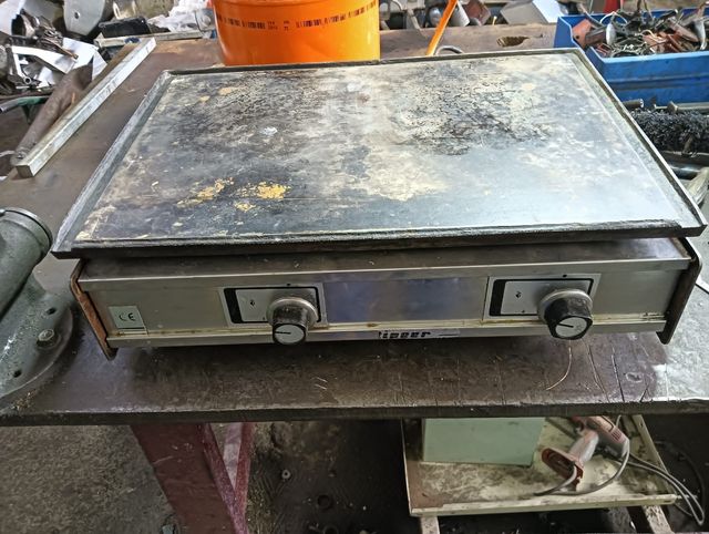 Plancha de gas para bar