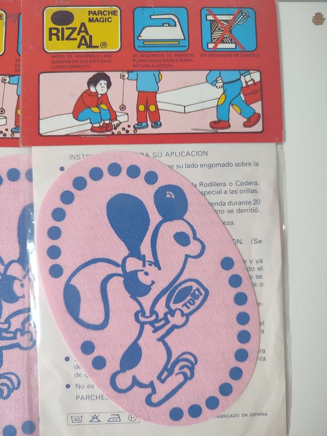 Lote rodilleras parches termoadhesivo