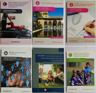 18 Libros Certificado de profesionalidad - Curso
