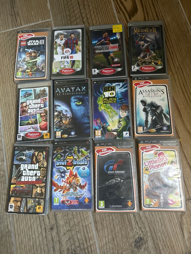 Juegos psp dsd 5€