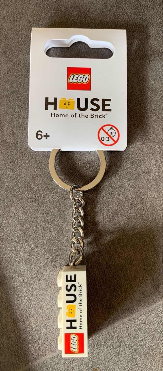 Portachiavi Keychain Brick Lego House Exclusive