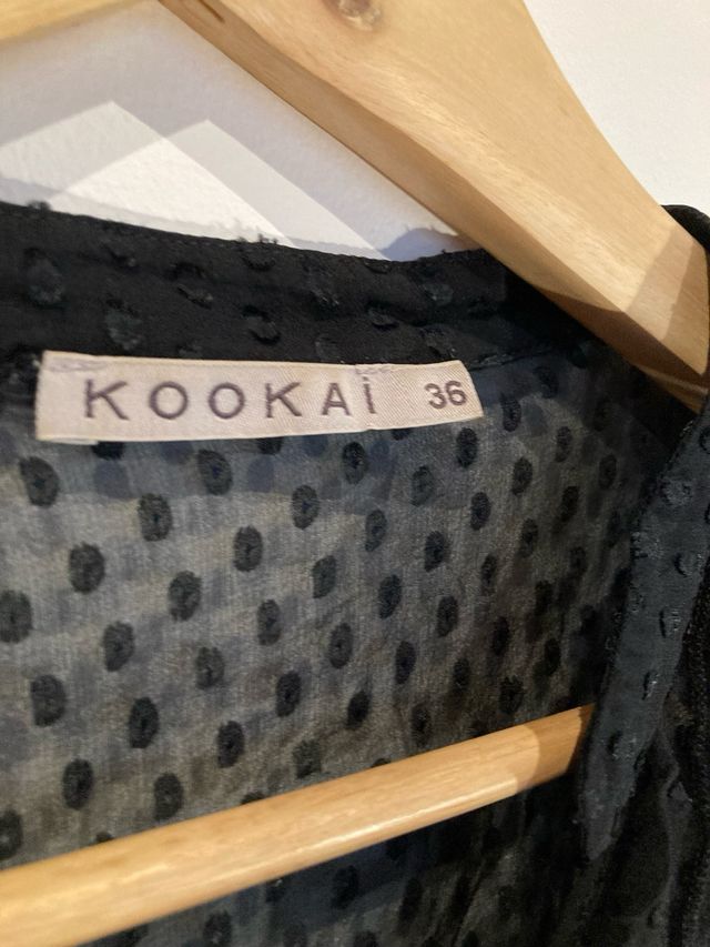 Blusa negra primavera verano, KOOKAI