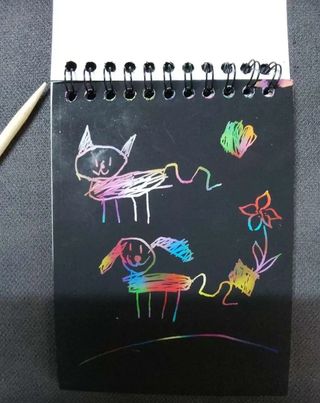 Libro disegni per bamhini ,Scratch Book