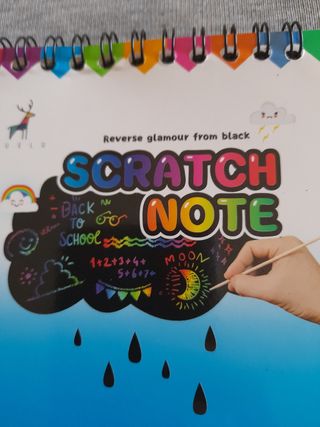 Libro disegni per bamhini ,Scratch Book