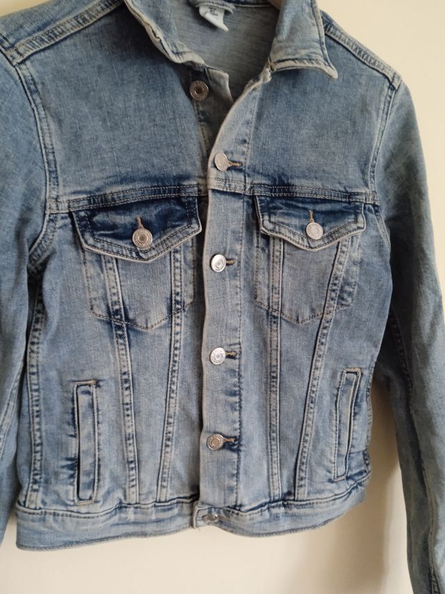 Cazadora vaquera azul claro