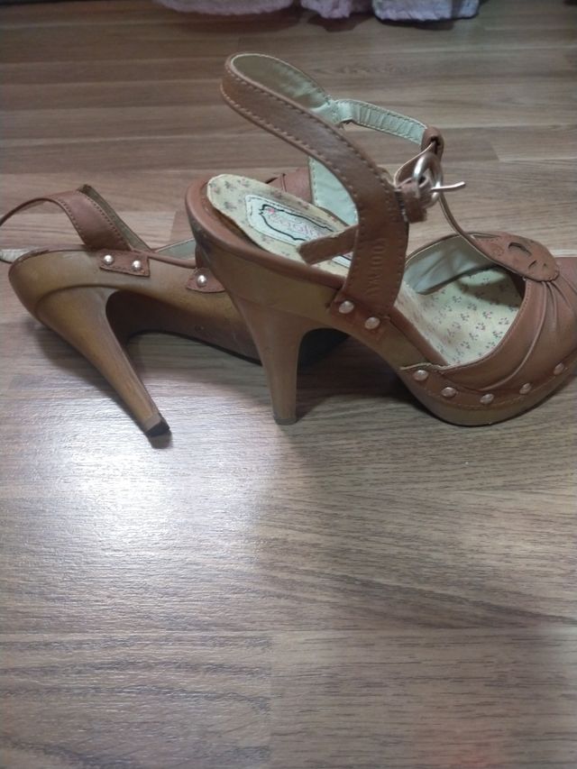 Sandalia tacón verano