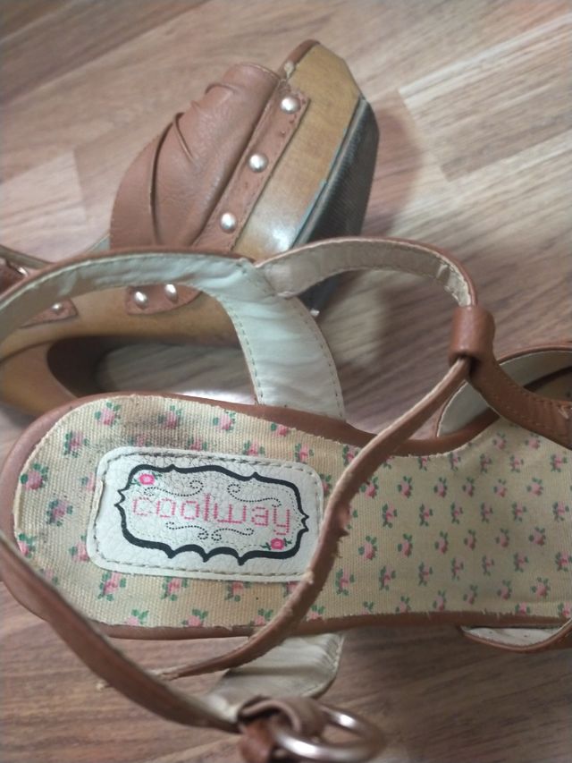 Sandalia tacón verano