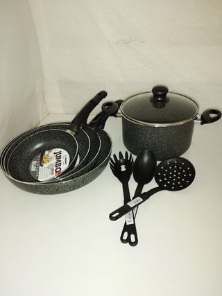 9 pezzi pentola e padelle