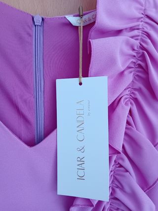 Vestido de fiesta rosa de Creasur