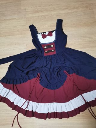 lolita blanca nieve S M mujer jsk