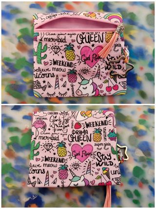 Neceser cartera nuevo hecho a mano 