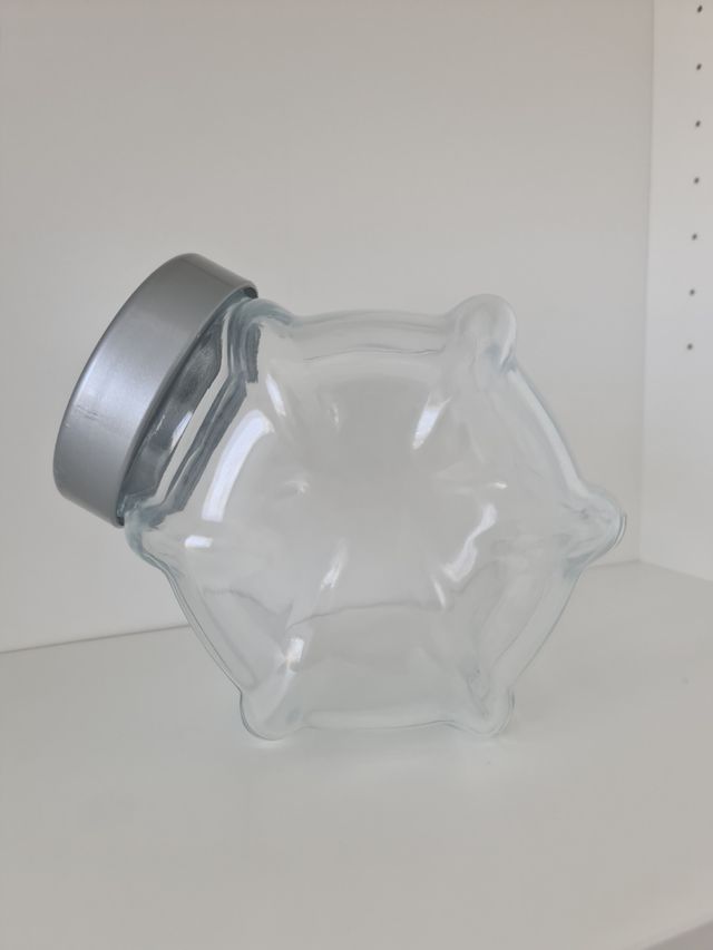 Adorno tarro cristal