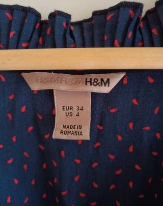 Vestido semilargo de H&M 