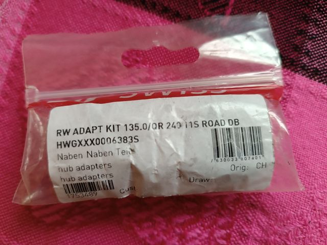 Adaptadores traseros CIERRE RAPIDO (QR)