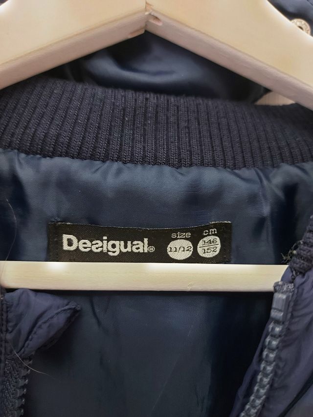 Abrigo azul marino Desigual