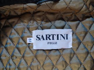 Cappotto Sartini vintage vera pelle