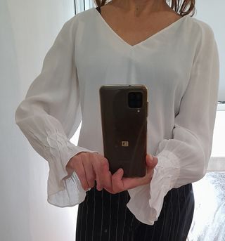 Camisa blanca de Massimo Dutti