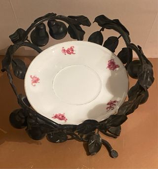 Centrotavola vinrage in ferro battuto