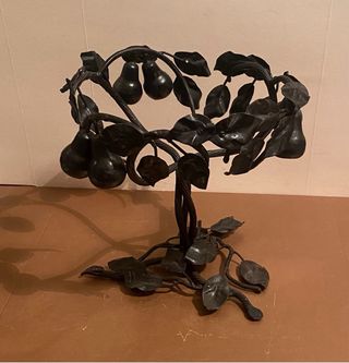 Centrotavola vinrage in ferro battuto