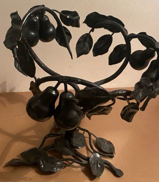 Centrotavola vinrage in ferro battuto