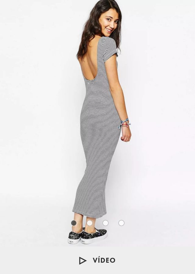 Vestido largo ajustado