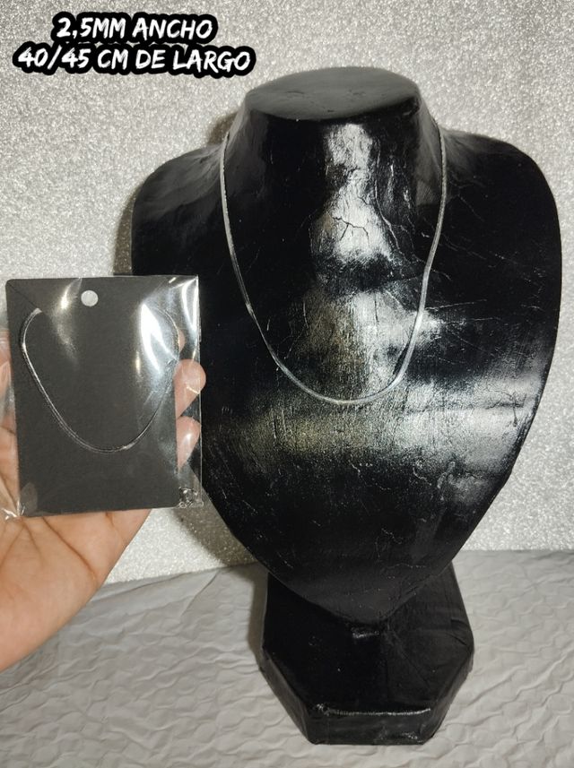 collar colgante de acero inoxidable