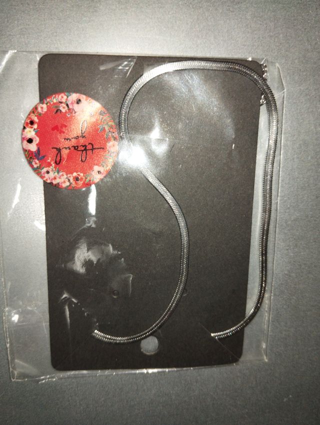 collar colgante de acero inoxidable