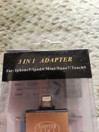 Adaptador 3 en 1