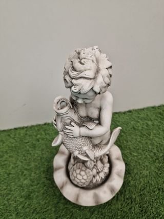 FUENTE JARDIN NIÑO CON PEZ 