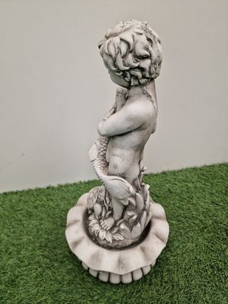 FUENTE JARDIN NIÑO CON PEZ 