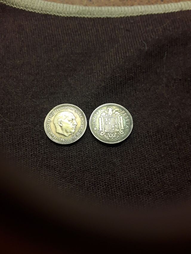 MOEDAS ANTIGAS DE 1 PT DE 1963