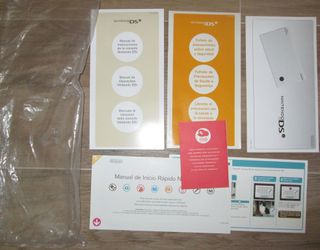 Manuales Consola Nintendo DSi. Buen Estado.