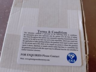 Aguamarina certificada