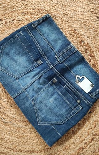 Falda vaquera M 38 de Sfera