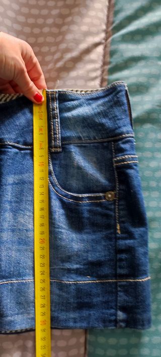 Falda vaquera M 38 de Sfera