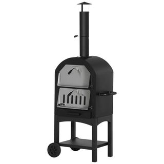  Forno per Pizza e Barbecue a Carbone Portatile in