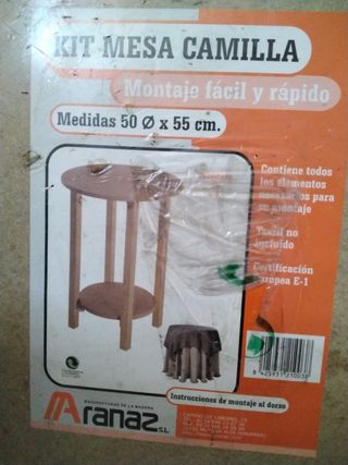 Mesa camilla de 50ø x 55 cm