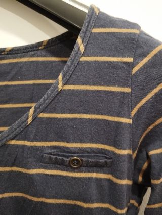 Camiseta de rayas estilo marinero M