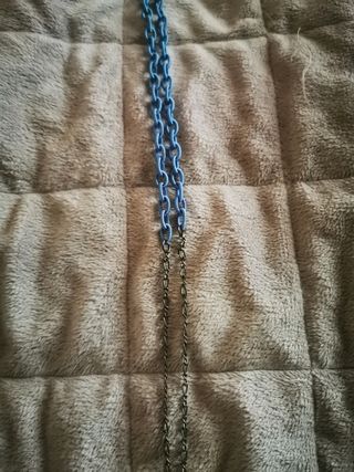 Collana dark azzurra