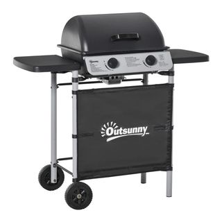 Barbecue a Gas con Coperchio, Bruciatori da 5.6kW,