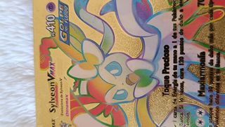 Carta pokemon dorada