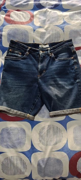 Vaquero corto Zara 